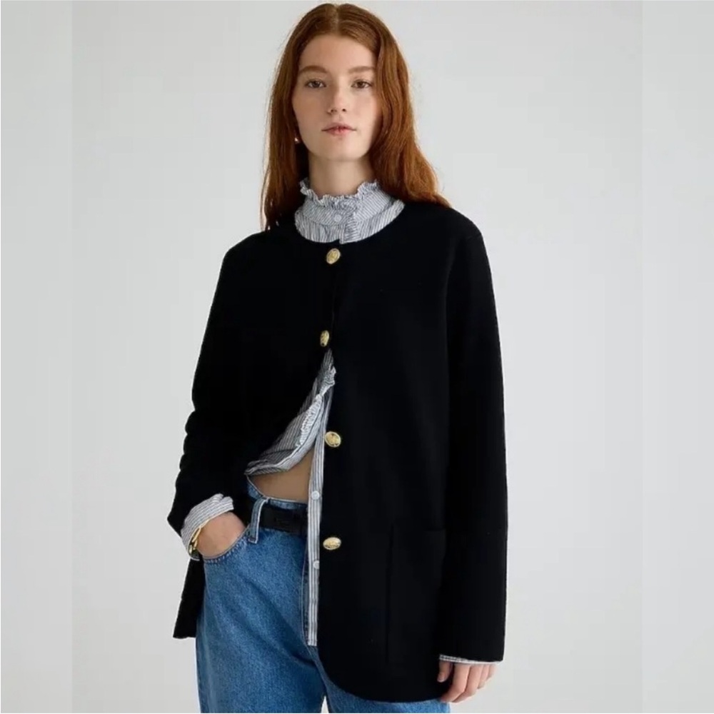 J. Crew Giselle sweater-blazer‎
